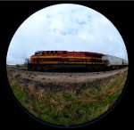KCSM ES44AC #4883 leads a northbound (empty) UP grain train at Cache Junction, Utah. April 15, 2022
